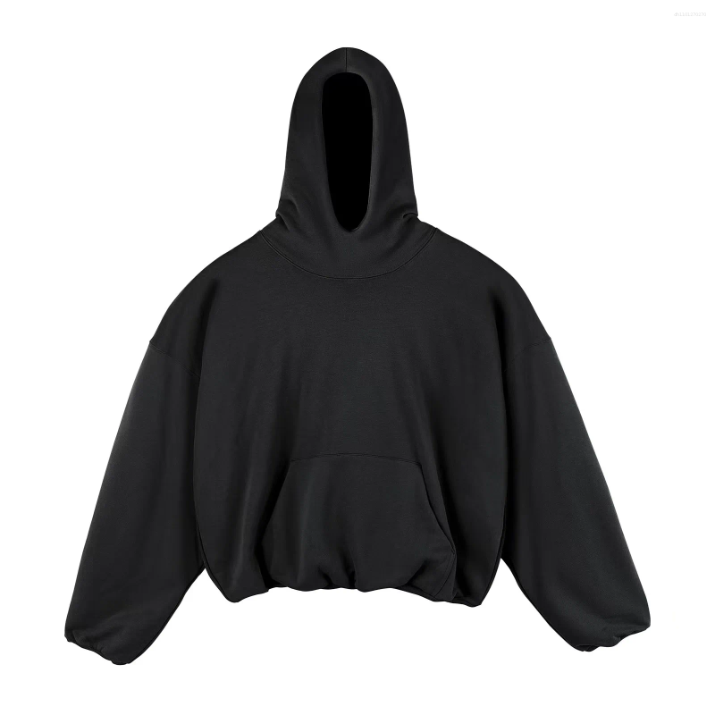 Men's Hoodies Short Wide Double-layered Cap For Men Women With Fleece In Autumn Winter Customize Your