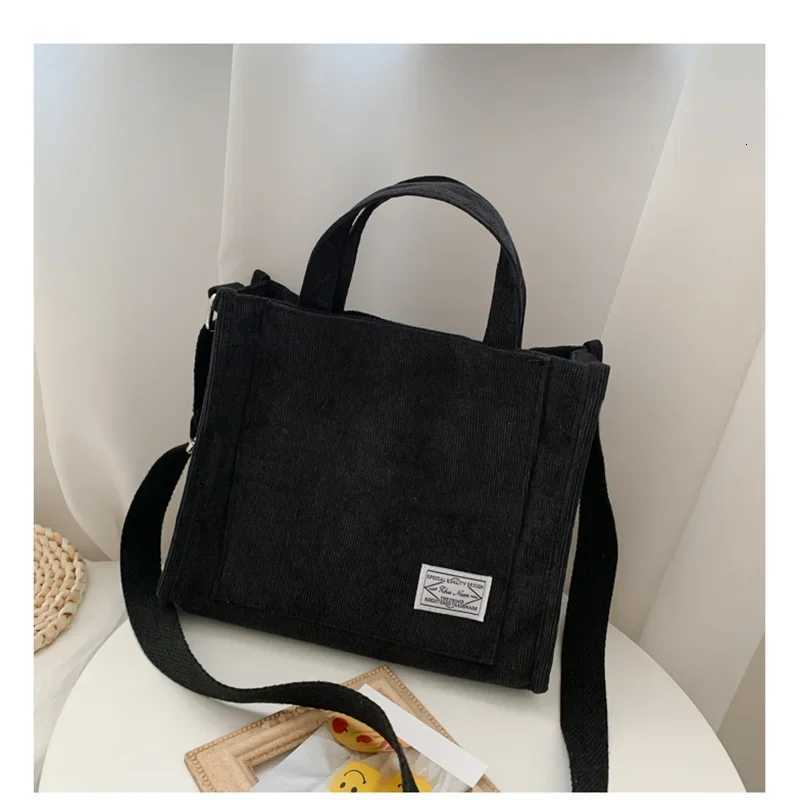 Women Handbag Simple Corduroy Portable Large Capacity HandBag Ins Fashion Trend Small Square Handbag Single Shoulder BagsL251023
