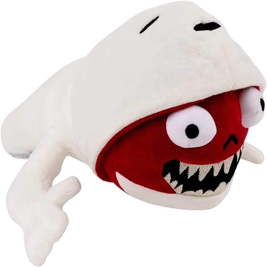 Factory wholesale 25cm flip bridge worm horror plush cartoon game peripheral plush toy childrens gift