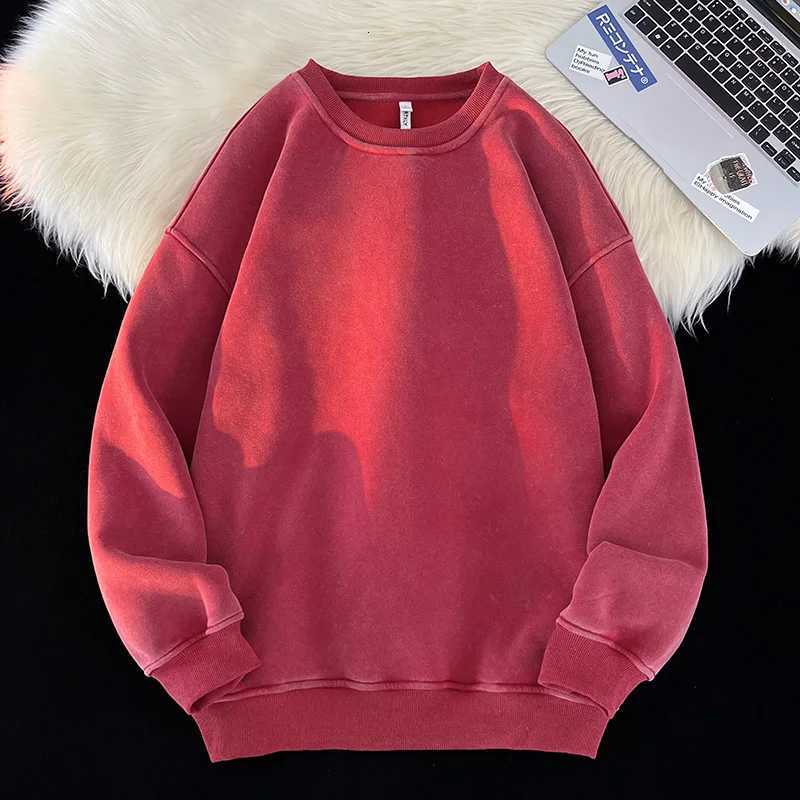 2025 Mens Blackwhitepinkblue Coats Long Sleeve High Collar Hoodies Cotton Casual Clothes Sweatshirts Oversized PulloverT251023