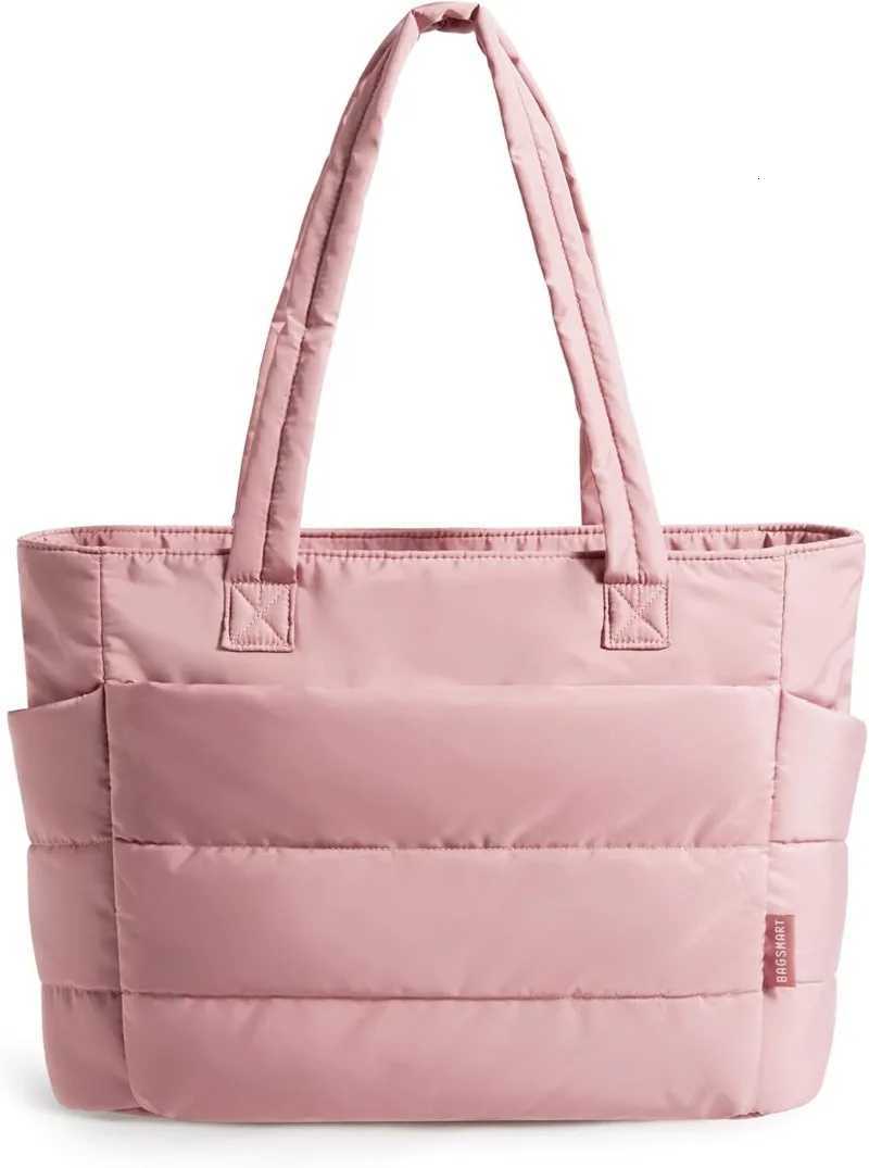 Padded Tote Bag Puffy Large Capacity Handbag Suitable for Travel Beach Gym Portable handbag Shopping Multiple Pockets Mummy BagsL251023