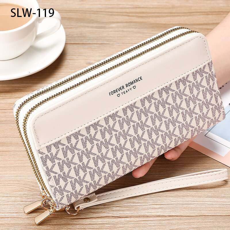 Clutch Long Simple Stylish Zipper Hand Hold Bag Large Capacity Wallet Women's Purse
