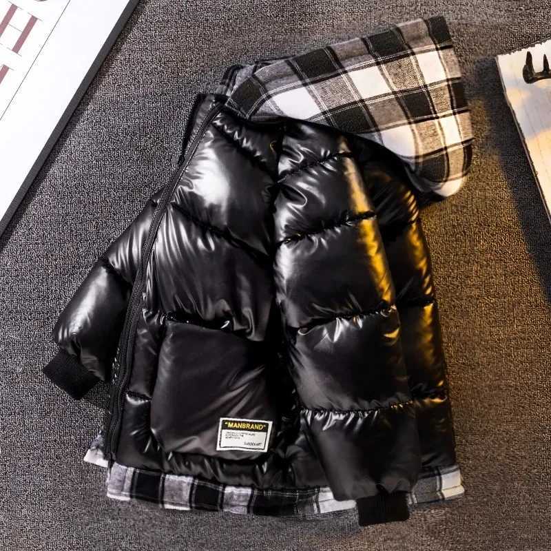 Childrens Padded Jacket New Boys Down Padded Jacket Kids Winter Hooded Jacket Teenage Boys Thick Coat Y251023