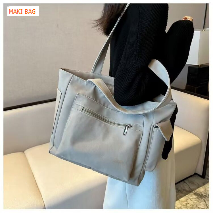 European and American new commuter bag, large capacity handbag, women's new canvas shoulder handbag, designer bag, shoulder bag, luxury bag