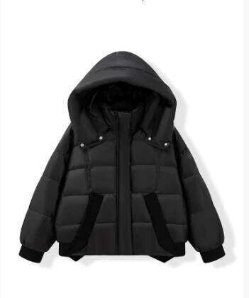 2025 Short Goose High-End Winter Satin New Style, Small Bread Down Jacket, Cold Proof Coats Designer Women