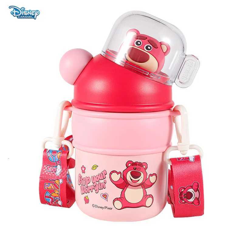 Disney 420ml Mickey Mouse Buzz Lightyear 316 Kids Strawberry Bear Thermal Mug Outdoor Portable Mug Office Thermal Mug GiftsXJ251023