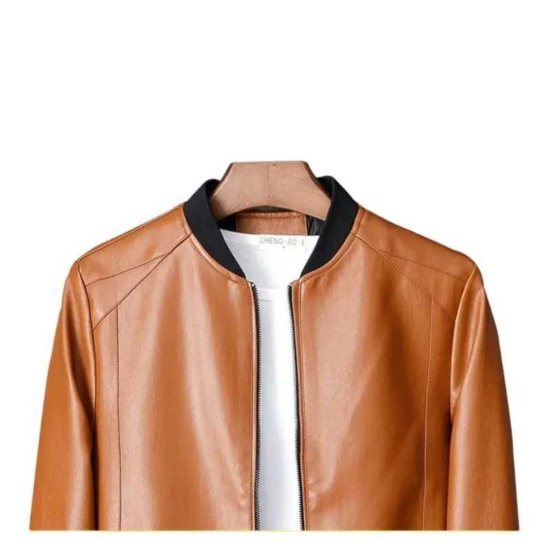 Plus Size Winter Leather Jacket Coat Men Bomber Motorcycle PU Jacket Causal Vintage Male Black Biker Pocket Zipper Jackets 2023 W251023