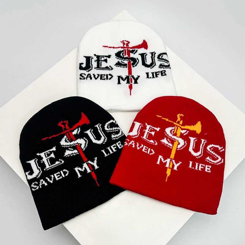 Hip Hop tter Funny Wool Knitted Hats Warm Sty Autumn and Winter New Beanies Versati Street Fashion Personal NicheW251023