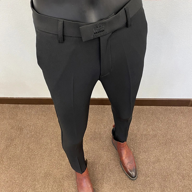 Autumn style suit trousers noiron casual pants business party and dance 251023