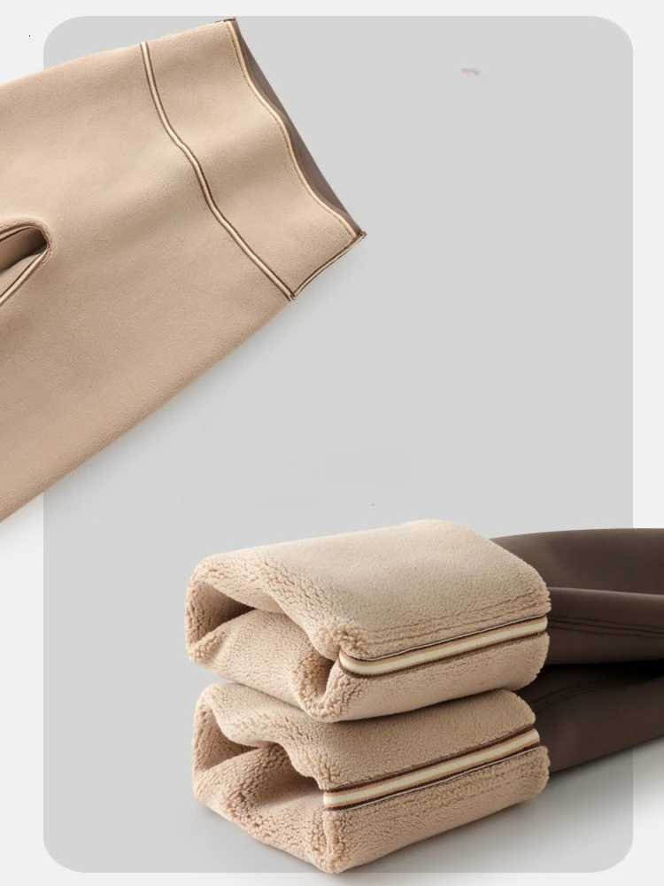 Autumn New Rabbit Velvet Shark Leggings Women High Waist Thin Fleece Warm Leggings Winter Seamless Sport Casual LeggingT251023