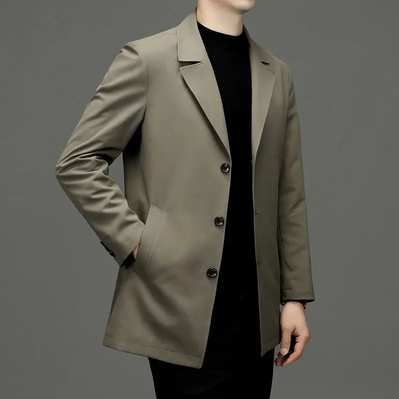 Long Male Blazer Plus Big Size Single Breasted Coat Oversize Menswear Fashionable Mens Suit Jackets in Classic Casual 251023