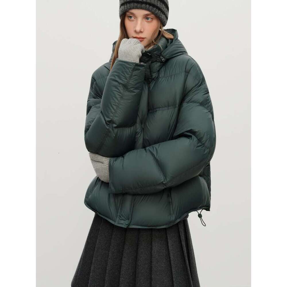 2025 Winter Women Hooded Puffer Jacket Waterproof Downcoat Bubble Style Thermal Warm Coat Oversize Short Quilted Outerwear Womens Coat