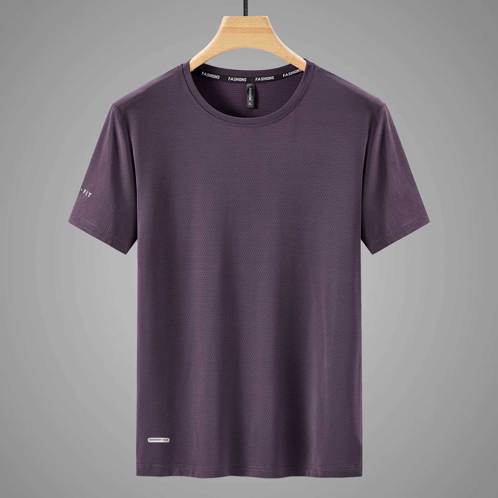 Quick Dry Sport T Shirt MenS 2024 Short Sleeves Summer Casual White Plus OverSize 6XL 7XL 8XL 9XL Top Tees GYM Tshirt ClothesXJ251023