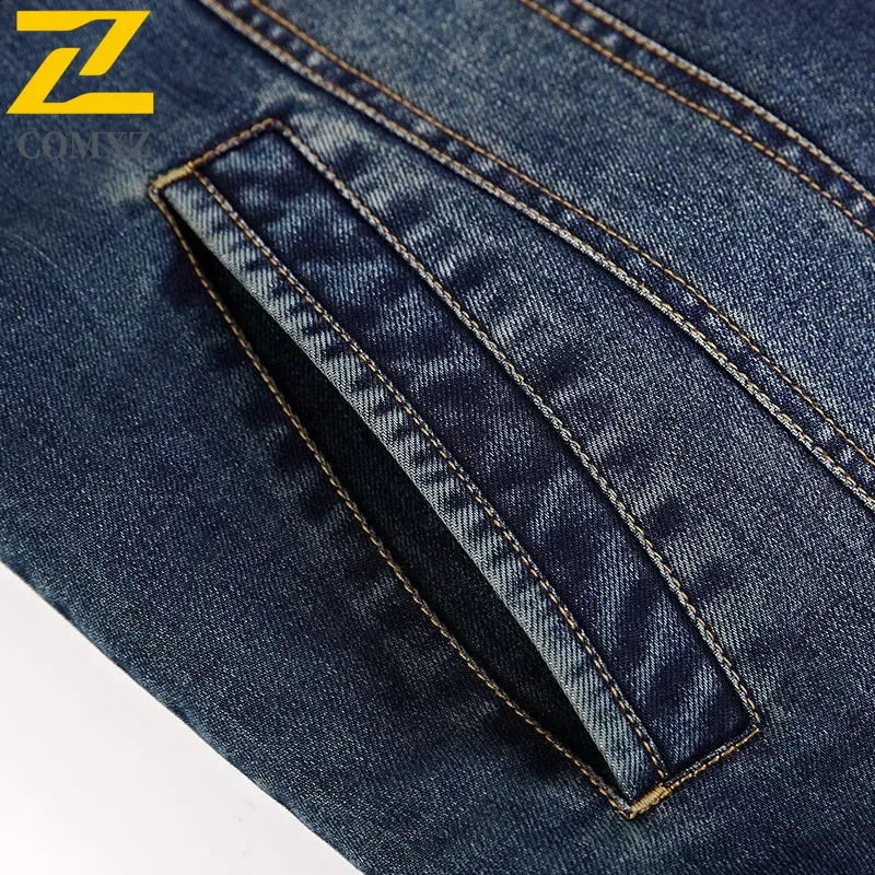 Mens Cotton Clothing Autumn and Winter Casual Loose Padded Thickened Outdoor Camping Lapel Coat Fashion Denim Jacket 251023