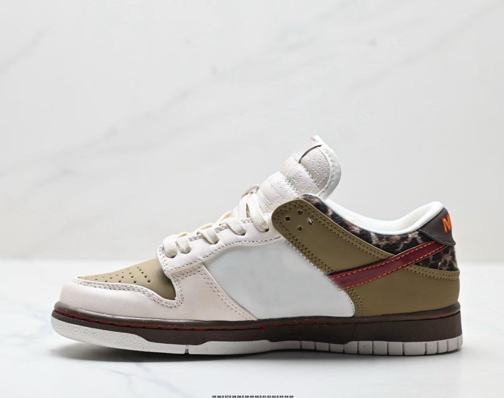 2025 Latest Designer Brand Low Retro Khaki Team Red Peari White Slam Collection Retro Low cut Sports Skateboarding Sneakers 36-45