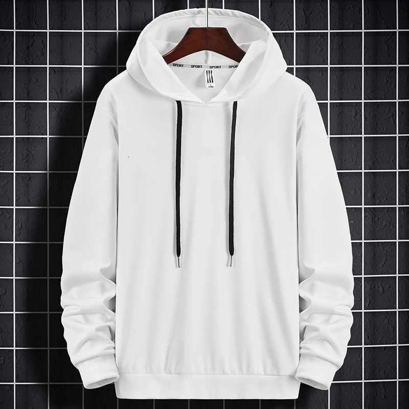 Solid color hooded pullover autumn thin style long sleeved sweatshirt mens outdoor running sweatshirt youth topT251023
