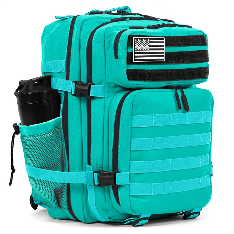 45L Tactical Backpack Men Outdoor Waterproof Sports Travel Gym Hiking Bug Out Bag Military Camping Hunting Survival Rucksack 251021