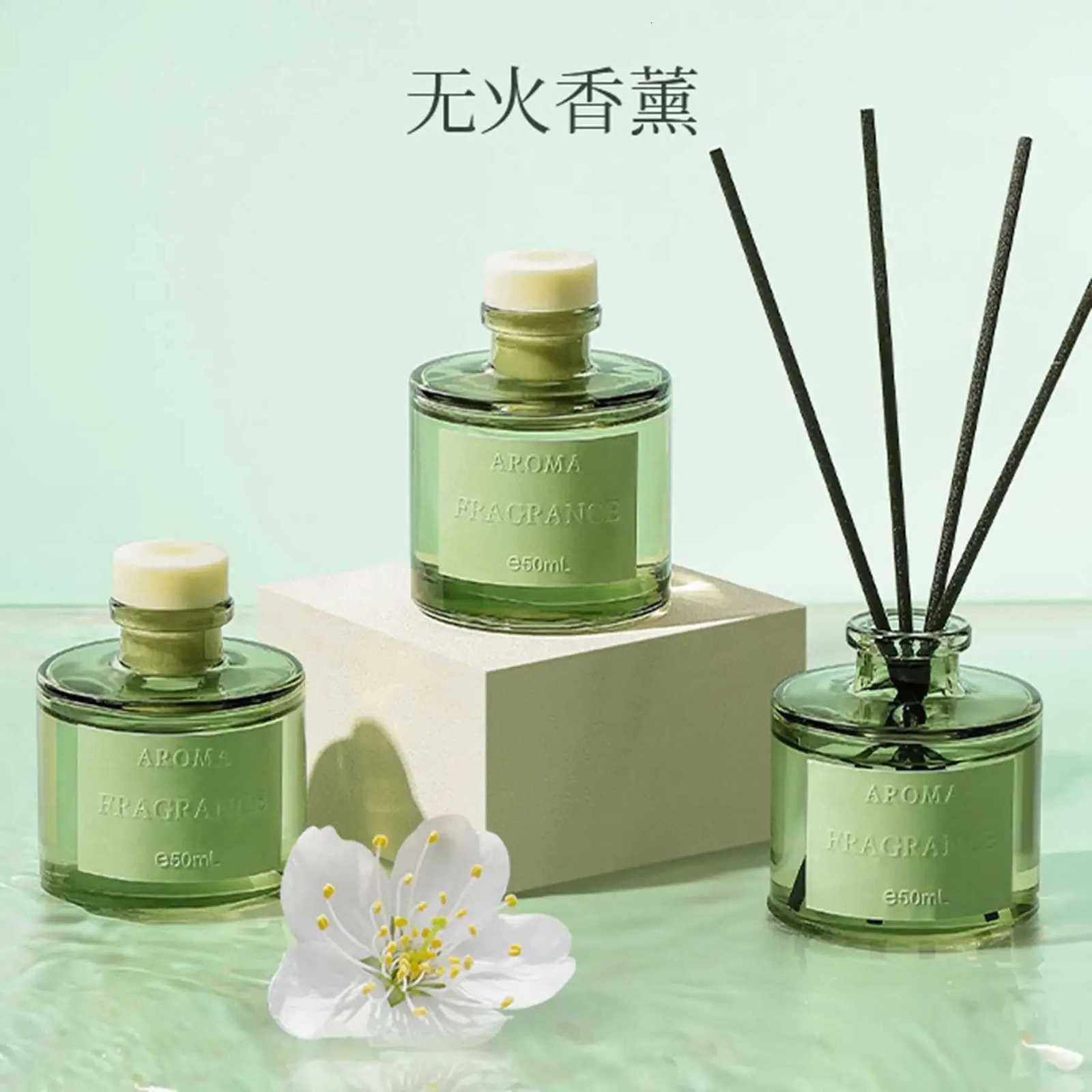 He rattan flameless essential oil diffuser dry flower gardenia essential oil fragrant flower per air freshener Y251023