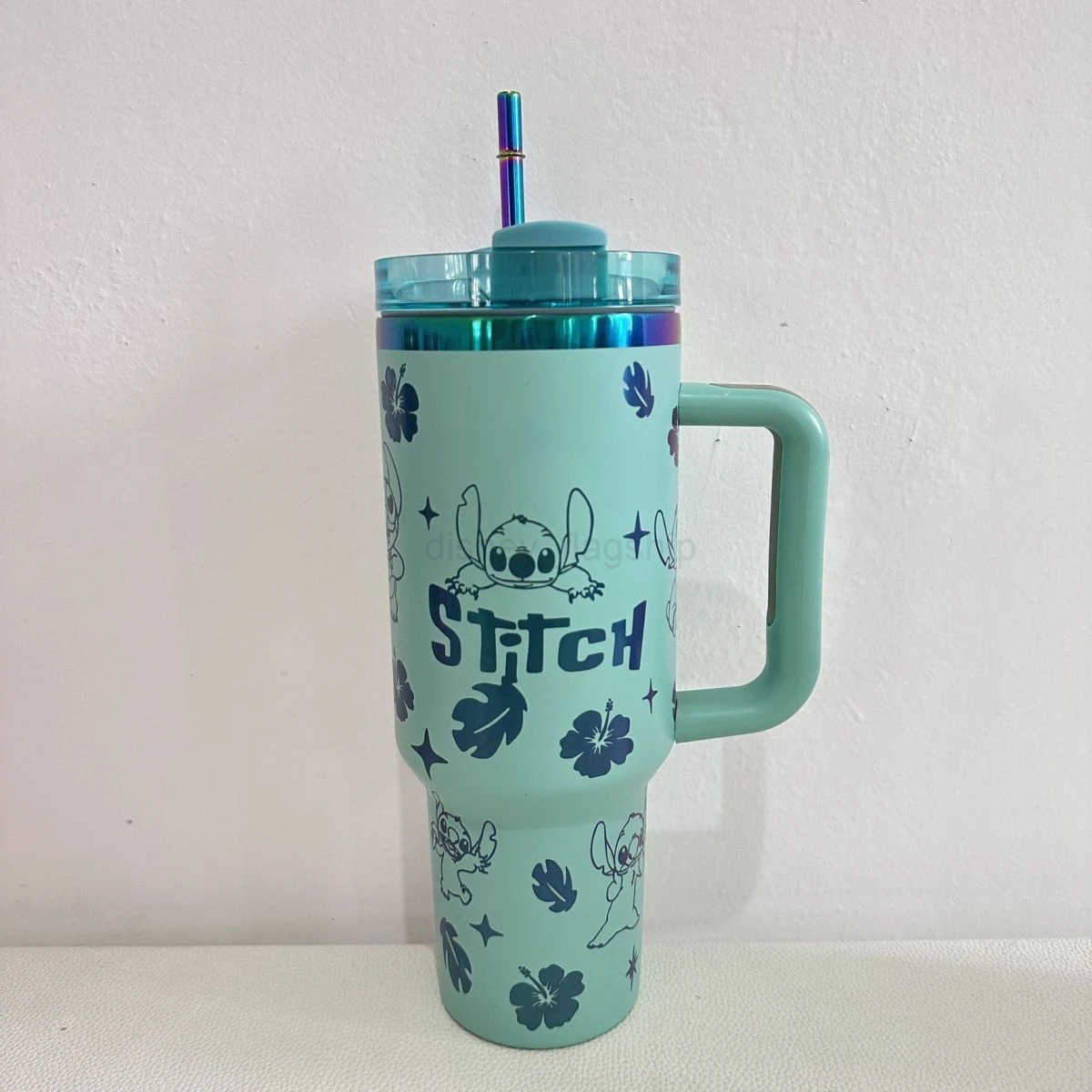 Disney Stitch Thermos Mug 40oz Large Capacity Vacuum Insulated Tumbler Cartoon Stainless Steel Straw Bottle Portable Thermal CupXJ251023 - view 4