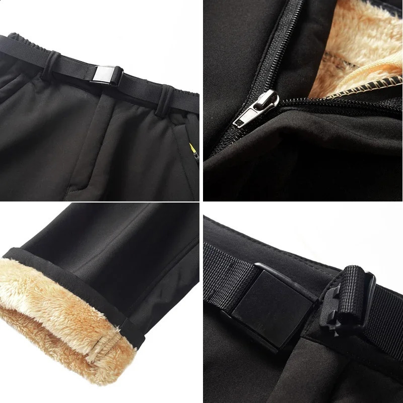 Winter High Quality Ski Pants For Men Women Outdoor Windproof Waterproof Warm Snow Trousers Snowboarding Trekking 251023