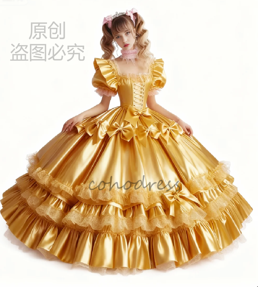 Whimsical Purple Ball Gown Evening Dress With Frilly Lace Renaissance Costume Aesthetic Prom Dress 2026 Tiered Formal Victorian Party Dress Vestio De 