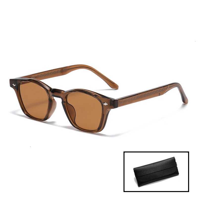 New TR90 Oval Sunglasses Casual Men And Women UV400 Driving Punk Rivet Metal Core Leg street Sun GlassesW251023