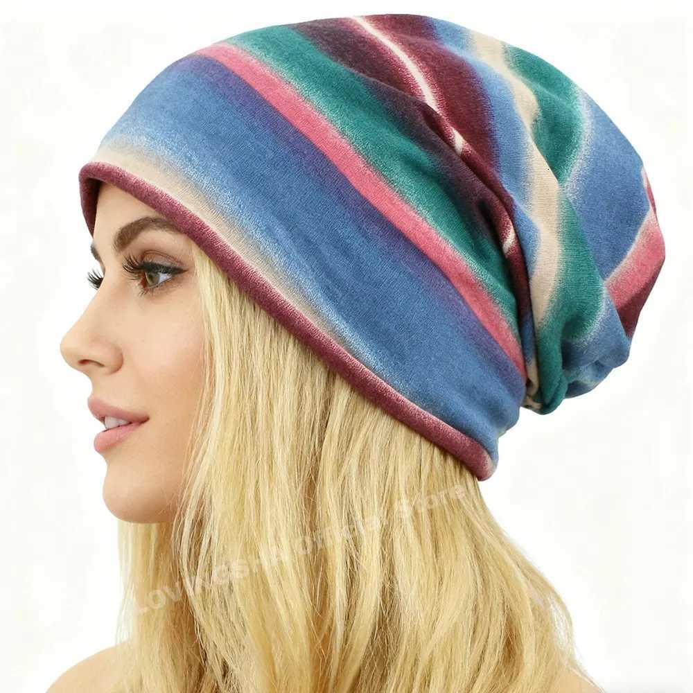 Unisex Autumn Spring Dualuse Skullies Beanies Soft Warm Chemo Hats for Ladies Thin Girl Scarf Loss Alopecia Feminino M91204XJ251023