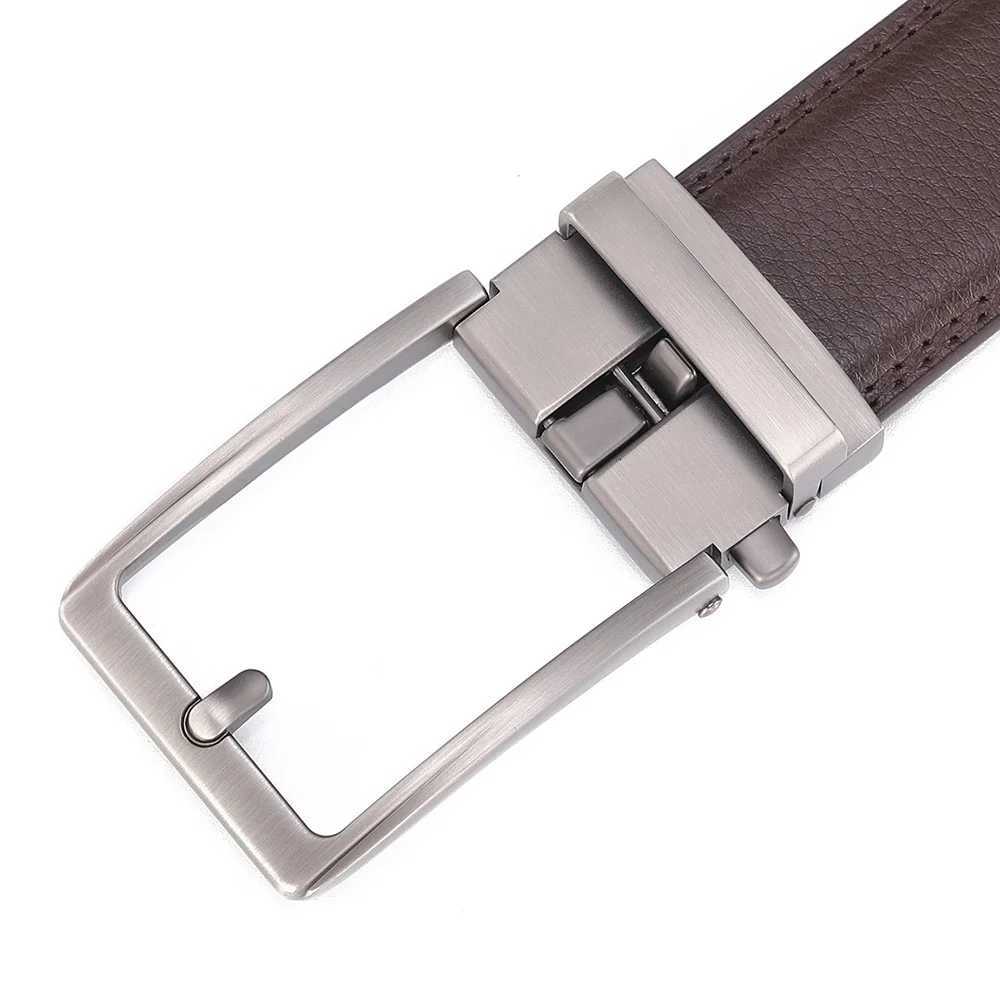 Click Belts for Men Famous Luxury Brand Designer Alloy Automatic Buckle Original Genuine Leather Mens Belt Jeans Waist StrapsXJ251023
