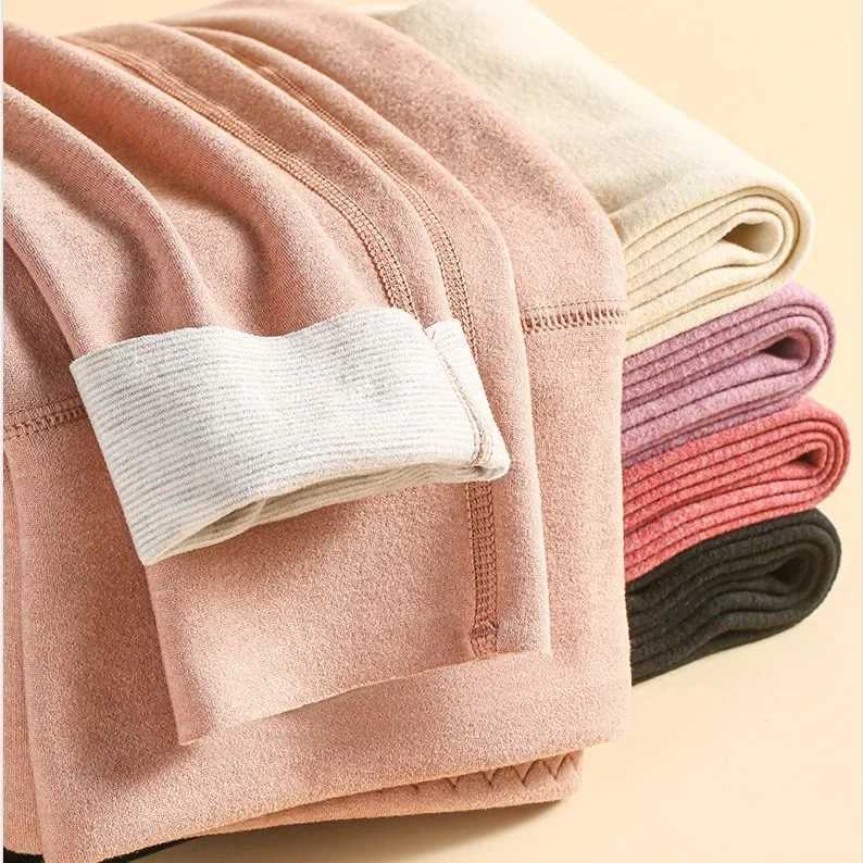 Women High Waist Warm Thermal Pants Slim Fit Leggings Autumn Winter Pants Elastic Base Layer Trousers Women Sport Yoga LeggingsT251023
