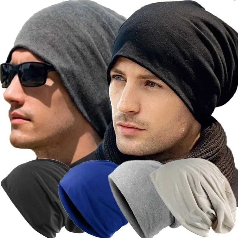 Winter Warm Beanie Hats for Men Wen Stylish Casual Soft Stacking Knitted Bonnet Unisex Stretchy Hip Hop Sklies sW251023
