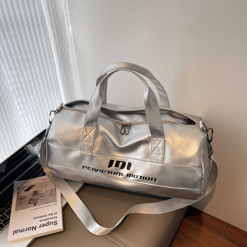 Gym Bag for Men and Women Sports Training Bag with Dry and Wet Separation Swimming Bag Handheld and Crossbody Travel Bag for Short Trips W251023
