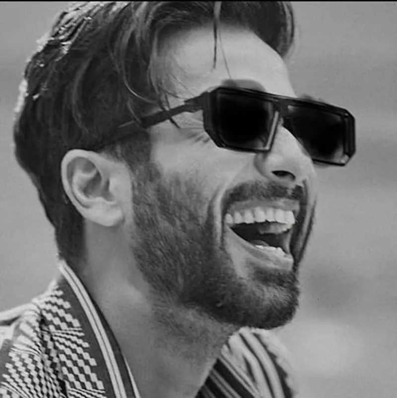 New Square Sunglasses Men Rectangle Brand Designer Small Sun Glasses Fashion Women Retro Black Lens Shades UV400 Gafas De SolW251023