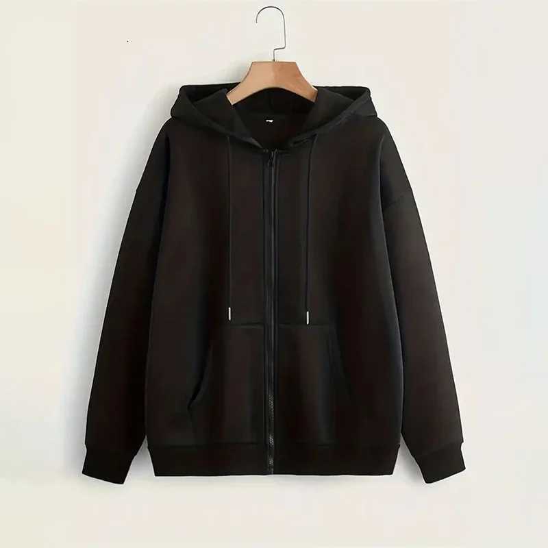 Mens New Autumn Winter Zipper Long Sleeve Hooded Casual Fashion Loose Fit Sportwear Sweatshirt with Anti Odor for SportsT251023