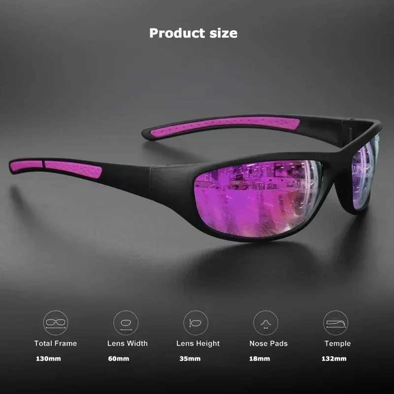 1pcs3pcs Polarized Sports Sunglasses for Men Women Unbreakable Wraparound Night Vision Driving Fishing Hiking GlassesW251023