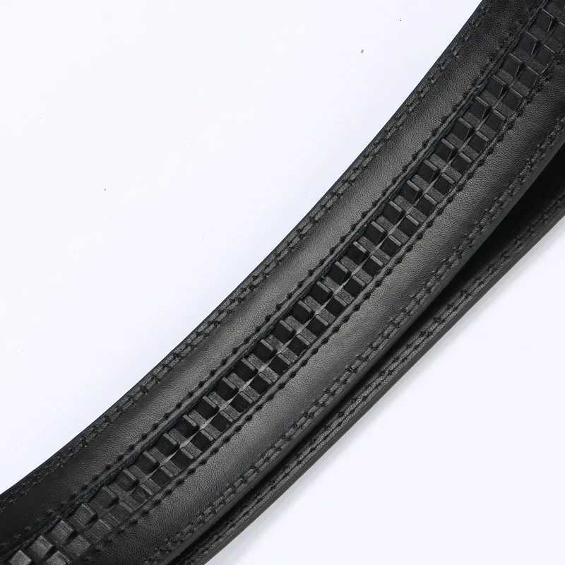 Mens automatic buckle belts No Buckle Belt Brand Belt Men High Quality Male Genuine Strap Jeans Belt 35cm beltsXJ251023