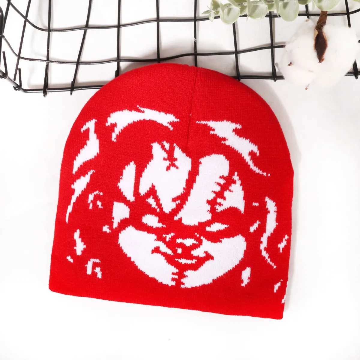 2025 Fashion Hat Knitting Beanies Goth Caps Men Women Y2k Winter Pop Harajuku Vintage Warm Hip Hop UnisexXJ251023