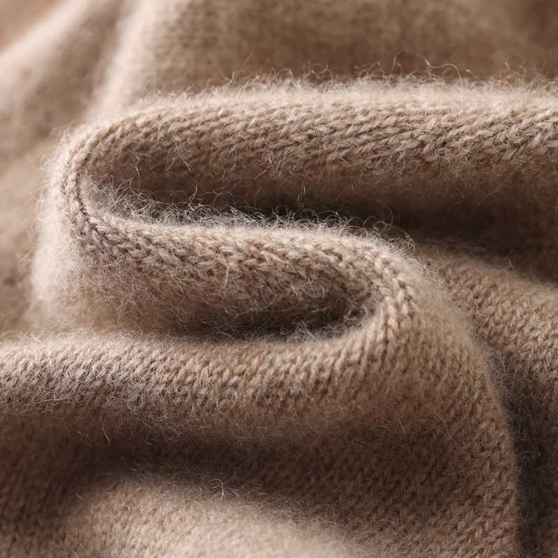 Winter Hat Regardss Of Gender Merino Wool Knitted 2024 New Wens Soft Warm Bean Hat Fashion Outdoor Curlybrimmed HatW251023