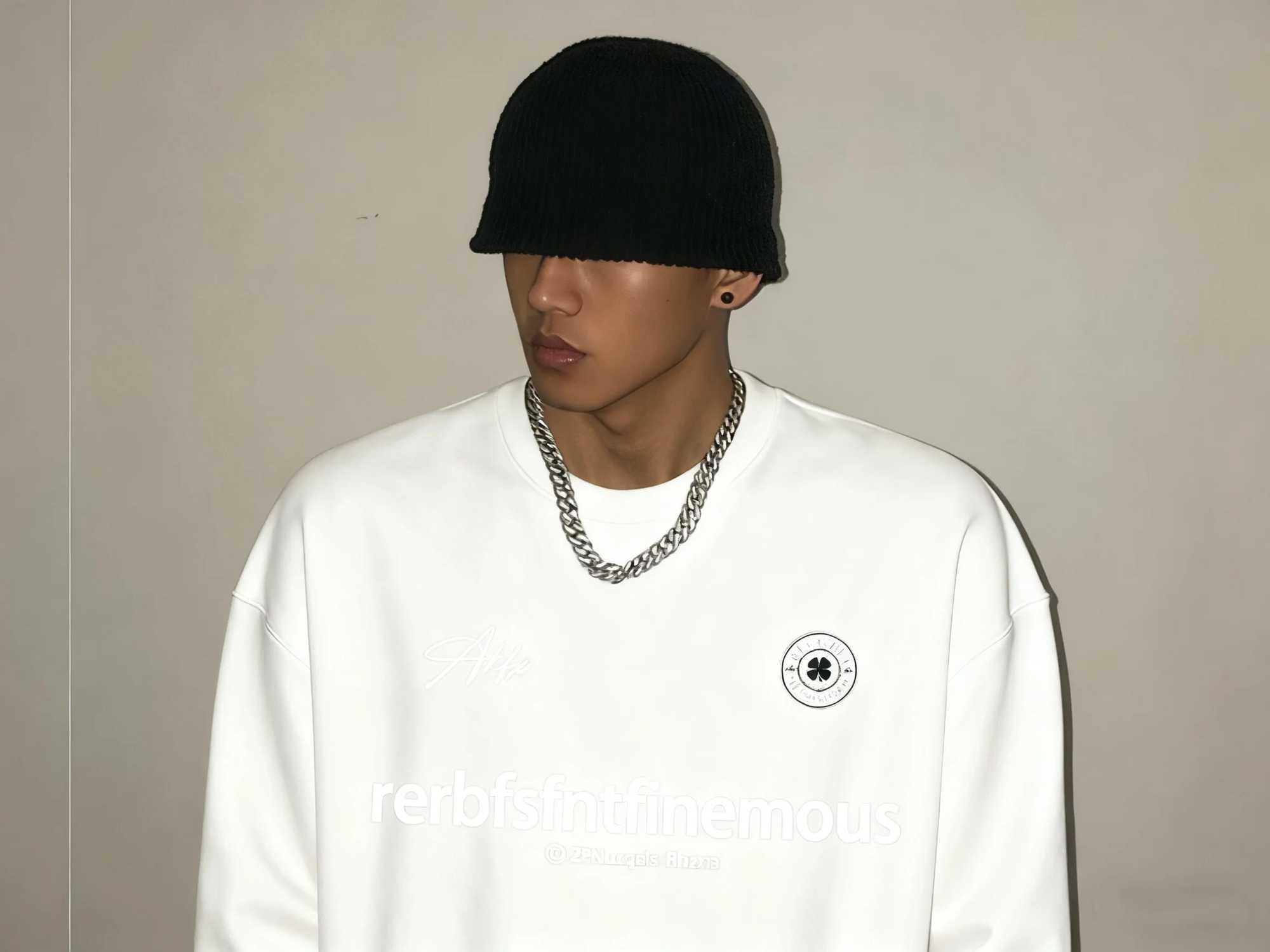 Letter Pattern Print Autumn and Winter Mens and Womens Long Sleeved Sportswear Sweatshirt Casual Loose Outdoor Street Sports J251021