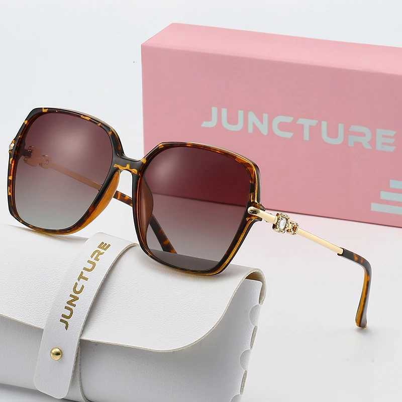 JUNCTURE Polarized Women Sunglasses Fashion Square Sun Glasses Gradient Lady Glasses Party Holiday Gifts Sunglasses for WomenW251023