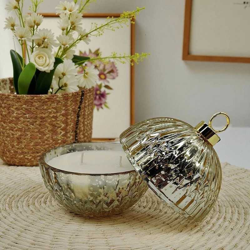 Christmas Ball Aratherapy Candle Cup Decoration Ornament He Shop Atmosphere Decoration Y251024