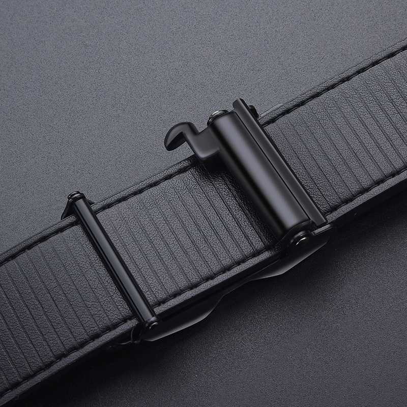 Highend And Atmospheric Mens Automatic Buckle Crocodile Pattern Belt New Mens Casual Wear Belt Fashion Youth Business Belt W251024