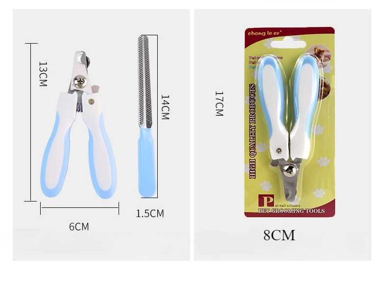 Professional Pet Nail Clipper Stainless Steel Dog Cat Nail Trimmer LaborSaving Nail Clipper Convenient Dog Grooming Supplies Z20251024