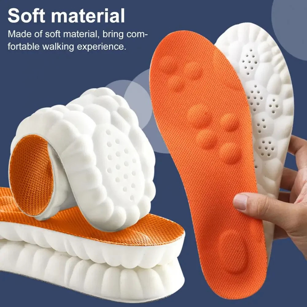 Memory Foam Insoles Cut to Fit Cloud Soles Breathable Inserts with Arch Support ShockAbsorbing Shoe Steppers for Sneakers251020