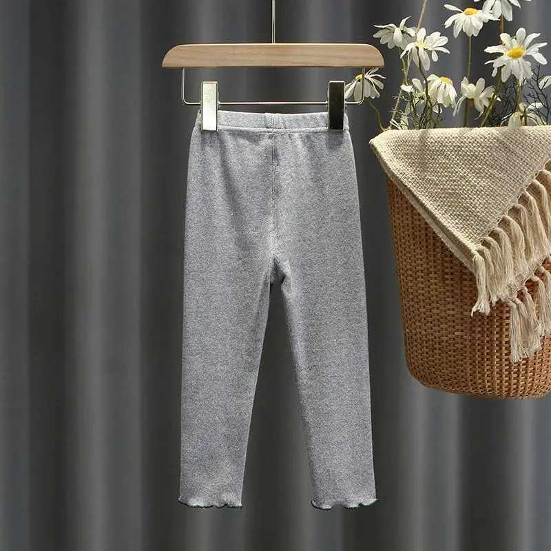 Girls Pencil Pants Spring Kids Leggings Children Printed Bears Skinny Pants Girl Cotton Trousers School Casual WearT251024