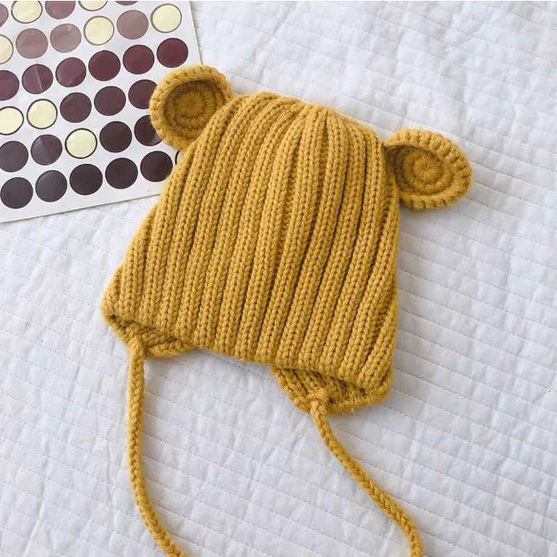 2025 New baby hat autumn and winter baby cute bear ear caps for baby men and women babyL251024