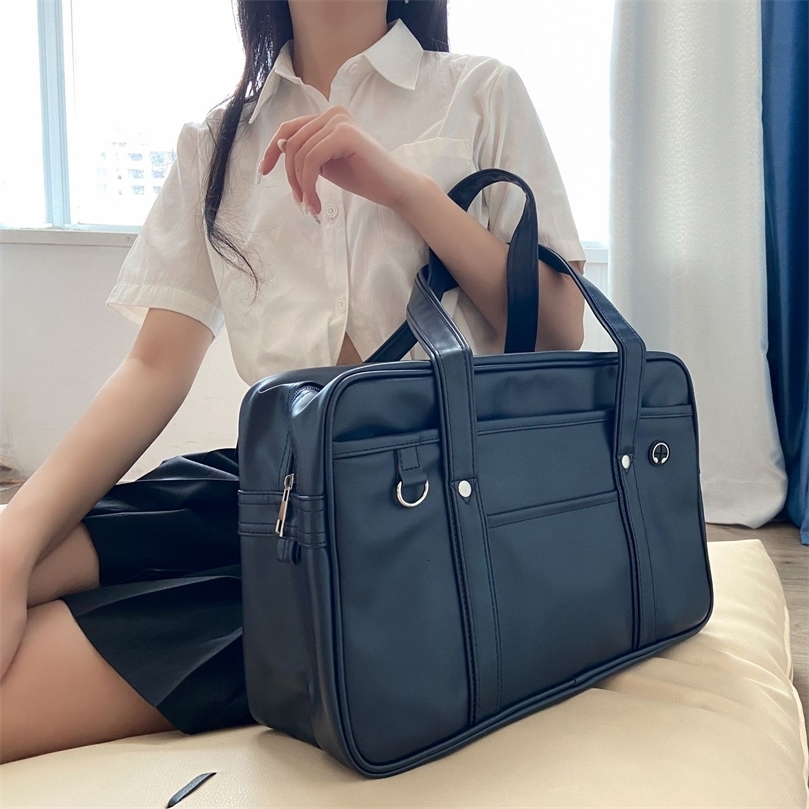 Japanese twodimensional student JK uniform bag girl PU schoolbag COS wearresistant waterproof oneshoulder Messenger handbag 251023ww