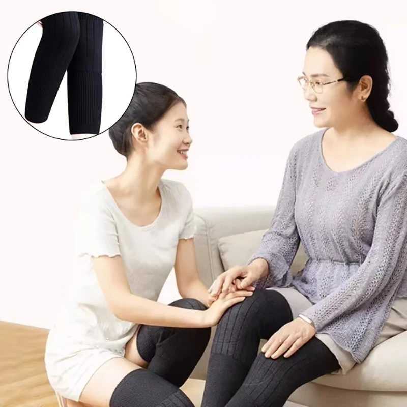 1 Pair Thermal Cashmere Knee Leg Warmers Stretchy Knee Brace Winter Warm Leg Sleeves Kneepads Muscle Joint Care Knee Support PadW251024
