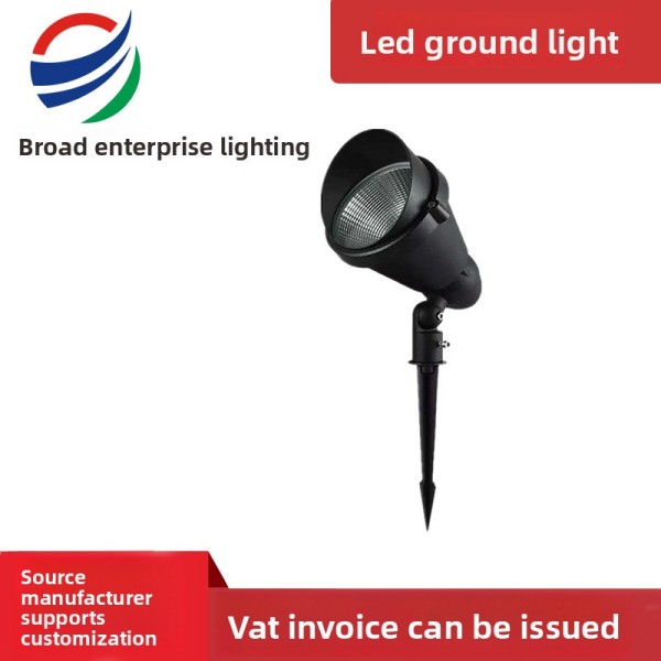 Outdoor Adjustable Landscape Spot Light with Ground Stake, Waterproof Garden Pathway Spotlight for Yard, Lawn, Patio Decoration