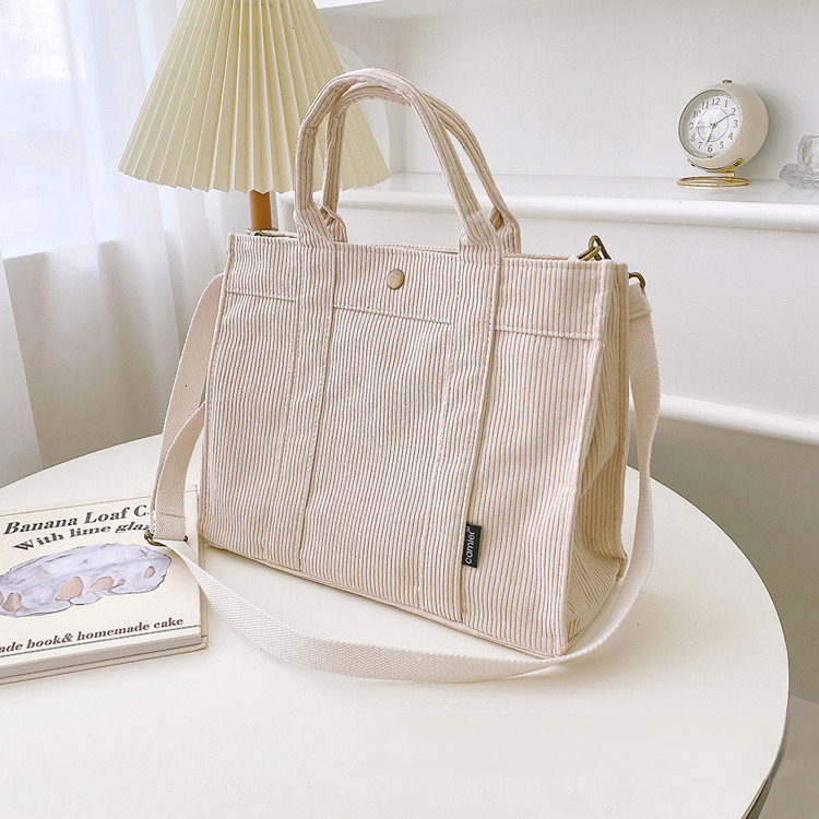 2025 Designer Fashion Women's New Casual Large Capacity Canvas Bag Handbag Retro Shoulder Bag