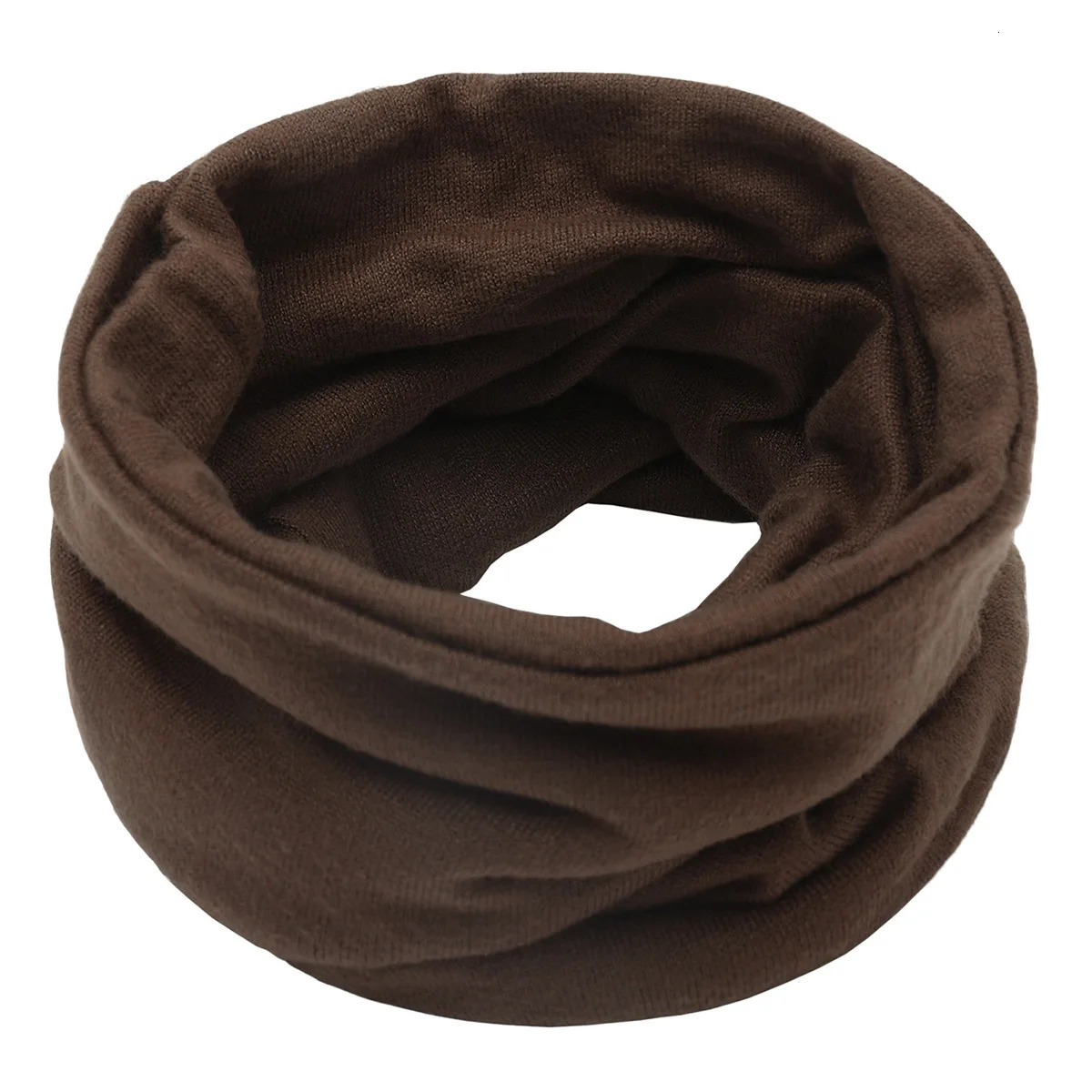 Knitted Neckerchief For Women Men Autumn Winter Solid Color Pullover Knitting Scarf Casual Outdoor Soft Warm Neck Collar Scarves 251020